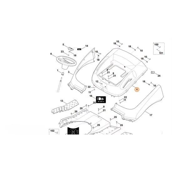 STIHL  Wspornik 6160 703 6200